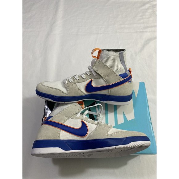 New Mens Size 9 White Nike SB Dunk High Elite Medicom Toy Bearbrick Skate Shoes main image 10